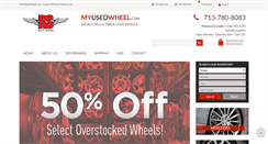 Desktop Screenshot of myusedwheel.com